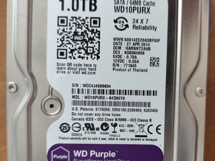 Hdd za PC i videosnimač WD 1Tb