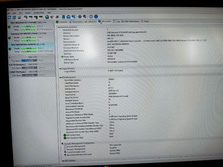 Hdd za PC i videosnimač WD 1Tb