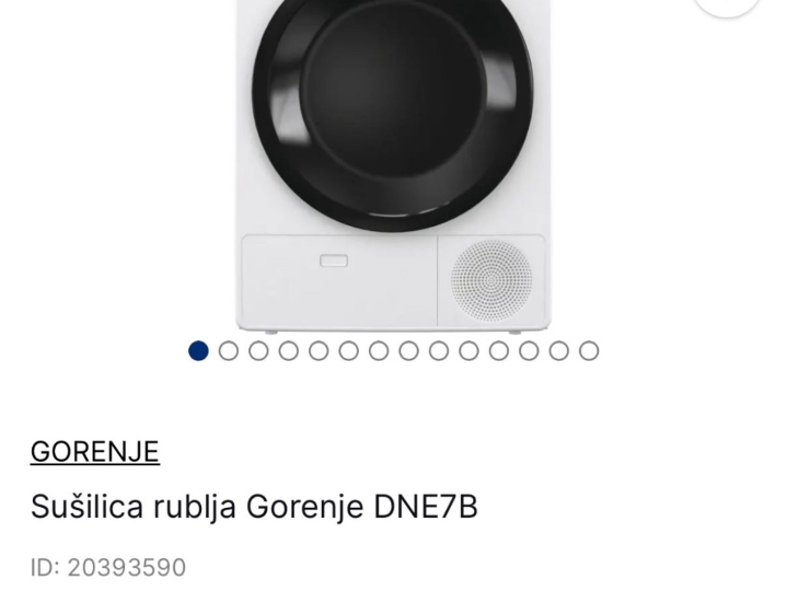 Gorenje sušilica + postolje 