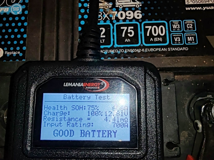 Akumulator 75Ah efb start stop