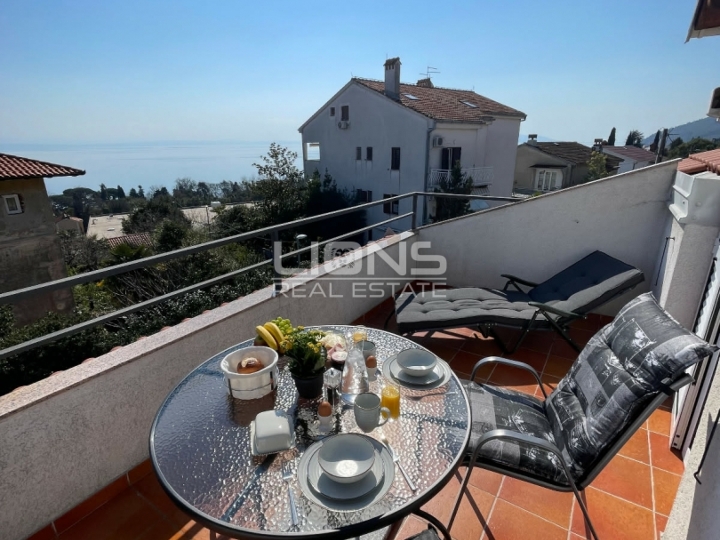 Opatija - Ika, 1S+DB, 54m2 - pogled na more