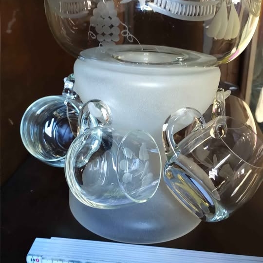 Kristalni set za punč Mundgeblasen