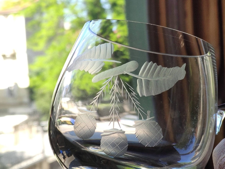 Kristalni set za punč Mundgeblasen