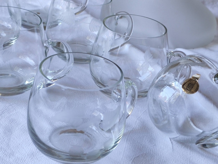 Kristalni set za punč Mundgeblasen