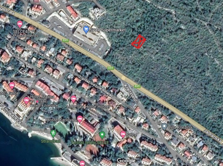 Selce, Crikvenica, zemljište 480 m2