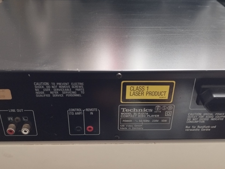 Technics cd SL-PJ27A