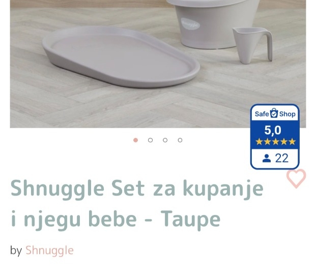 Shnuggle set za kupanje i njegu