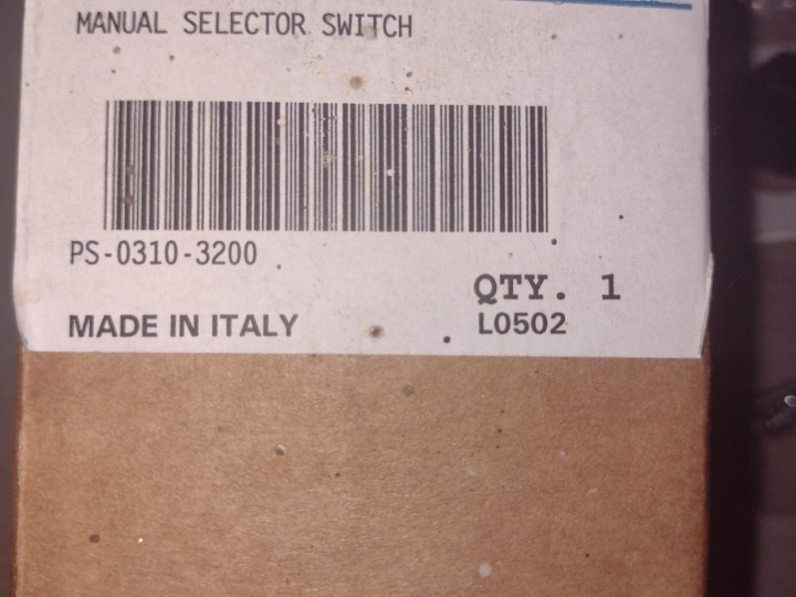 Manualni selektor switch Johnson
