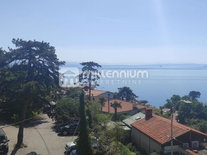 Volosko, 57.94m2, 1S+DB s pogledom na more