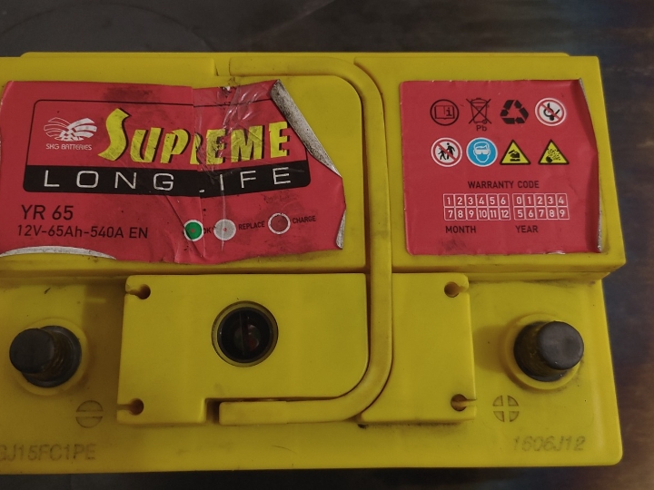 Akumulator Supreme 65Ah