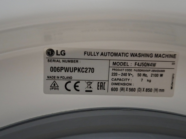 Perilica rublja LG (F4J5QN4W)