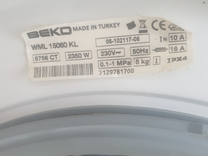 Perilica rublja Beko