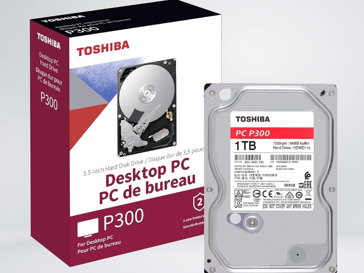 Toshiba P300 1 TB unutarnji hard disk 8.9 cm (3.5 Inch)