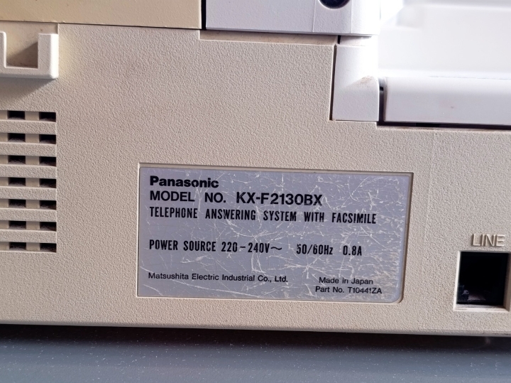Panasonic KX-F2130BX Fax + sekretarica - vrlo dobro stanje + kazeta