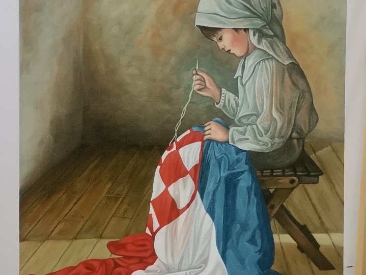 Vezak vezla - ulje na platnu