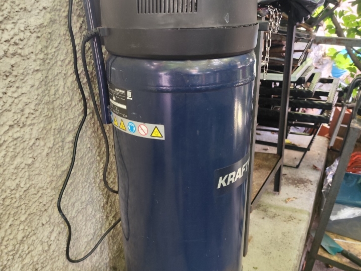 Električnu pilu za željezo Güde i kompresor Kraftronic 50l