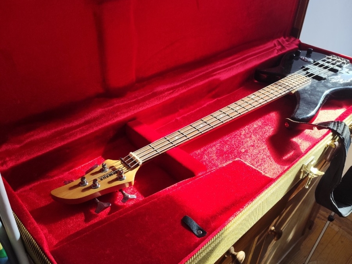 Bas gitara Yamaha i Warwick pojačalo 15 W s koferom