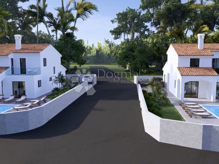 Višnjan - Gambetići, samostojeća vila 140m2 s bazenom