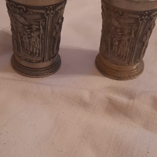 Vintage njemački set za rakiju/liker od kositra SKS ZINN (W. Germany)