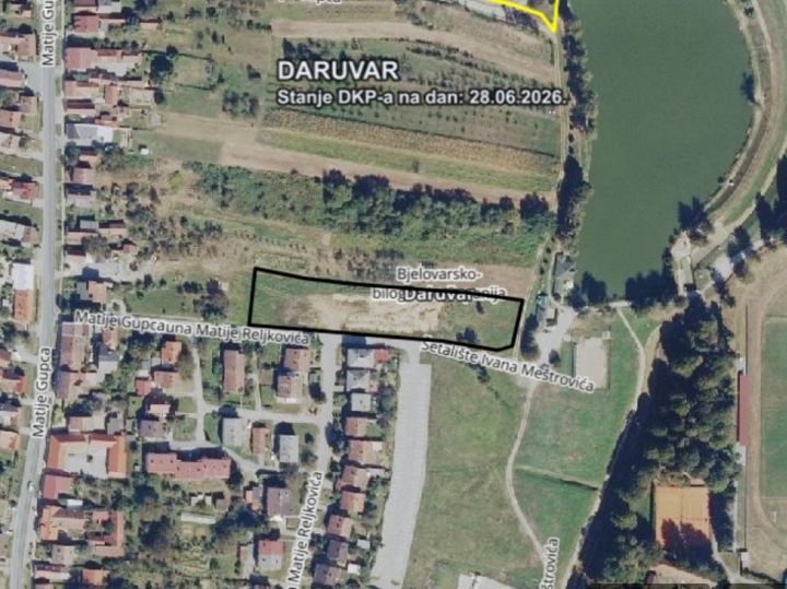 Prodajem zemljište u turističkoj zoni - Daruvar