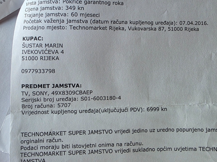 TV Sony Bravia KD-49X8309CBAEP