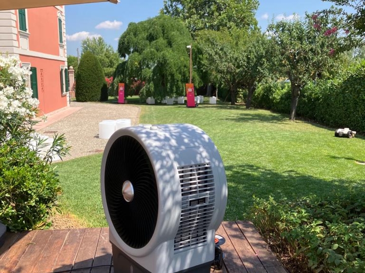 Eko cooler-rashladnik za hlađenje ugostiteljske terase