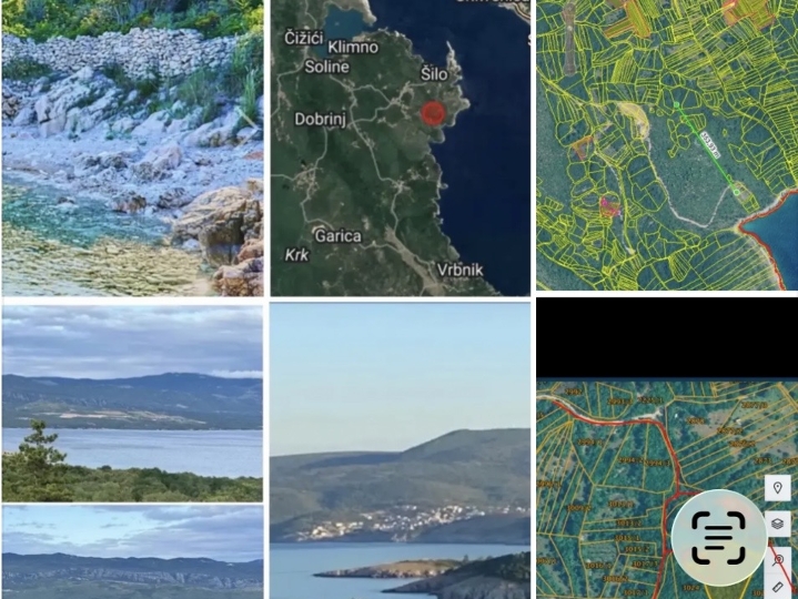 Otok Krk poljop. Zemljište blizu mora