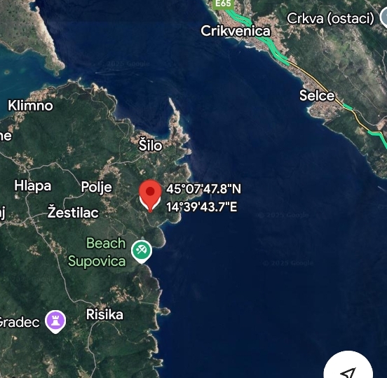 Otok Krk poljop. Zemljište blizu mora