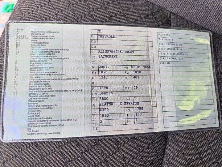 Chevrolet Tacuma, 2006. god.