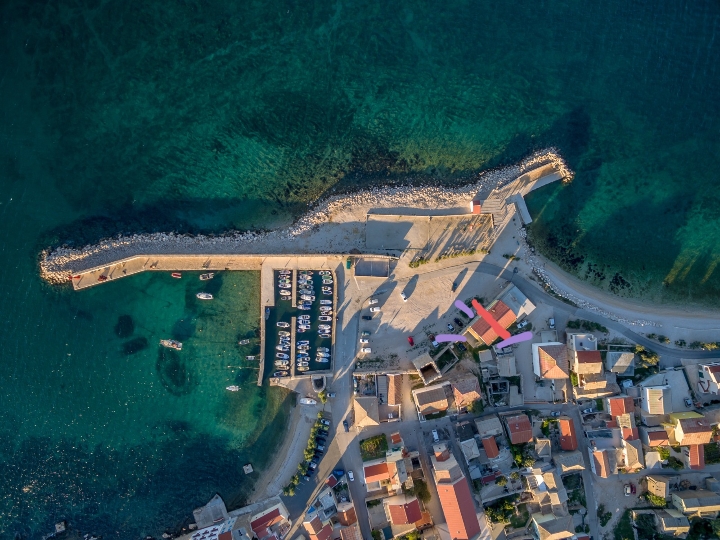 Ražanac, 20km Zadar - kuća 1. red do mora s panoramskim pogledom