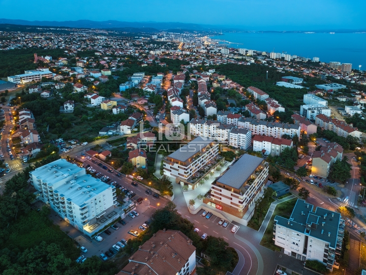 Srdoči, Rijeka, 1S+DB, 43.23 m2 - Novogradnja!