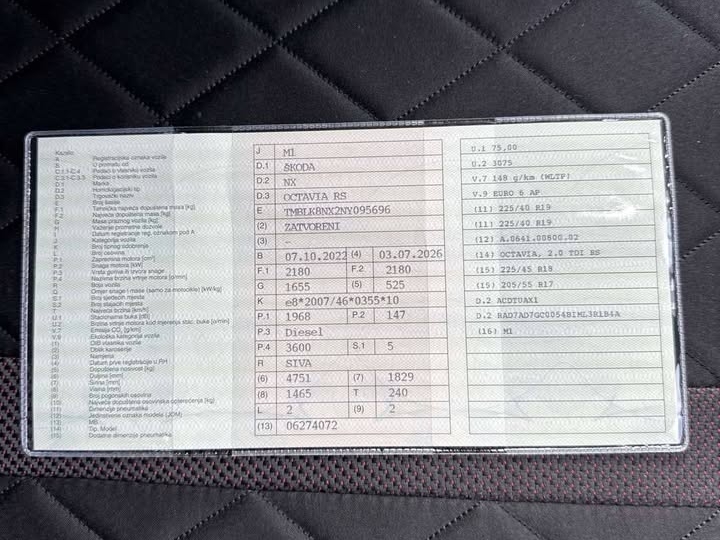 Škoda Octavia VRS 2.0 TDI