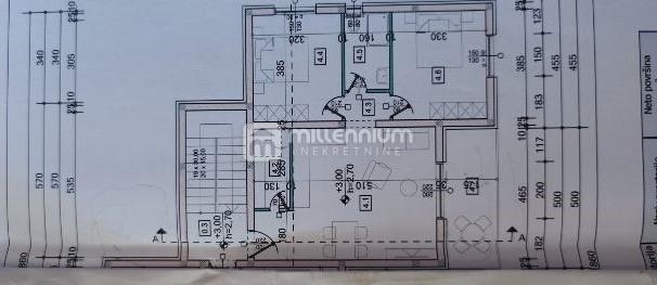 Krk, Omišalj, 70.42m2, 2S+DB, novogradnja s balkonom
