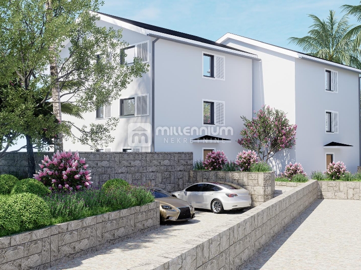 Jurdani, novogradnja, 75 m2, 2S + DB, lođa, 2 parkirna mjesta