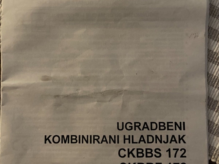 Candy ugradbeni hladnjak