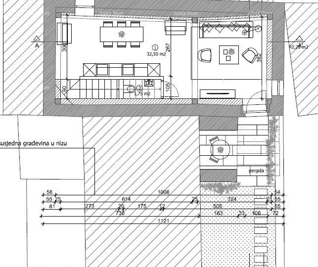 Kamena istarska kuća s građevinskom dozvolom i projektom, Tinjan!