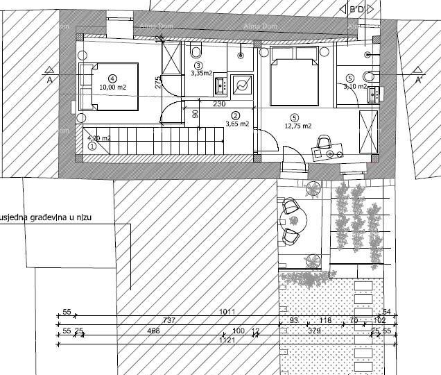 Kamena istarska kuća s građevinskom dozvolom i projektom, Tinjan!