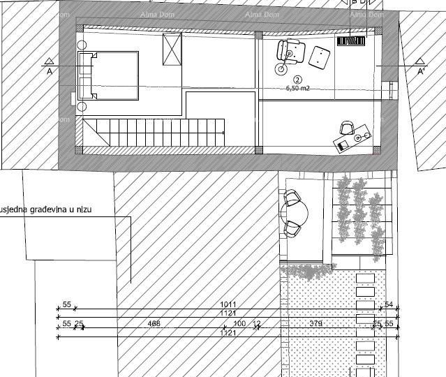 Kamena istarska kuća s građevinskom dozvolom i projektom, Tinjan!