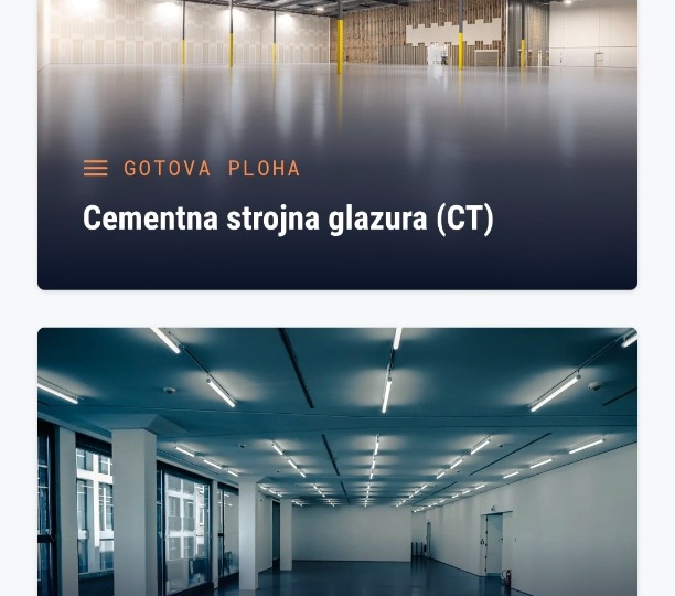 Stručna izrada strojnih glazura i završnih podova