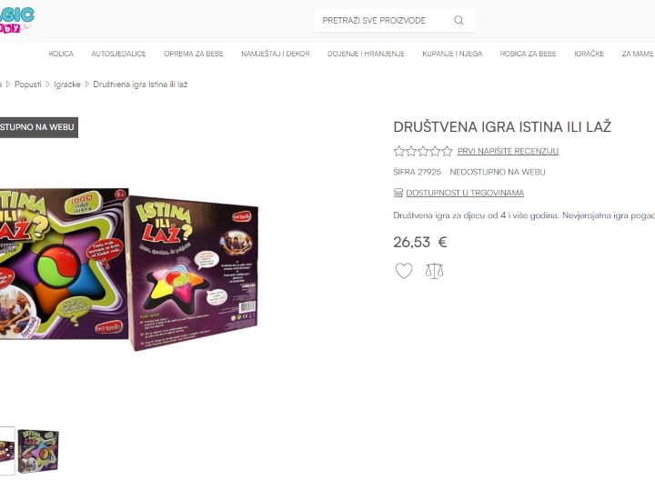 Istina ili laž - društvena igra