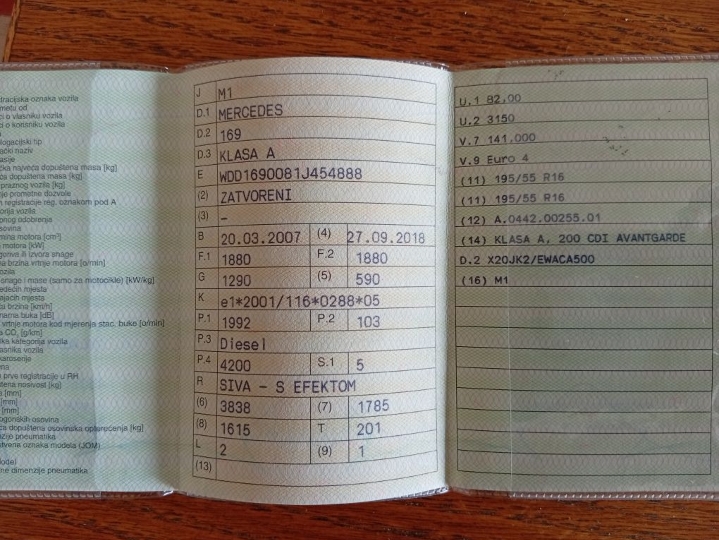 Mercedes A klasa 200 CDI