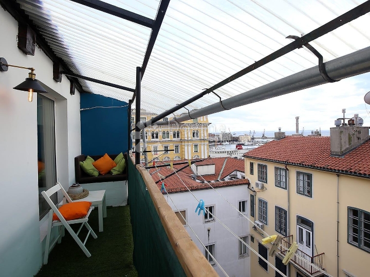 Rijeka, Centar, 116 m2, 2S+DB, balkon, pogled na more
