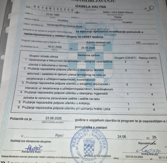 Pomoćnik za dijete