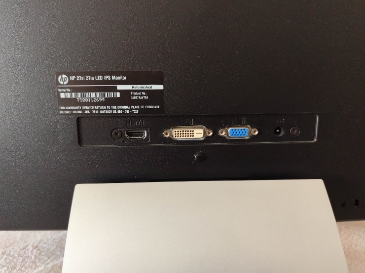 HP led monitor 27"