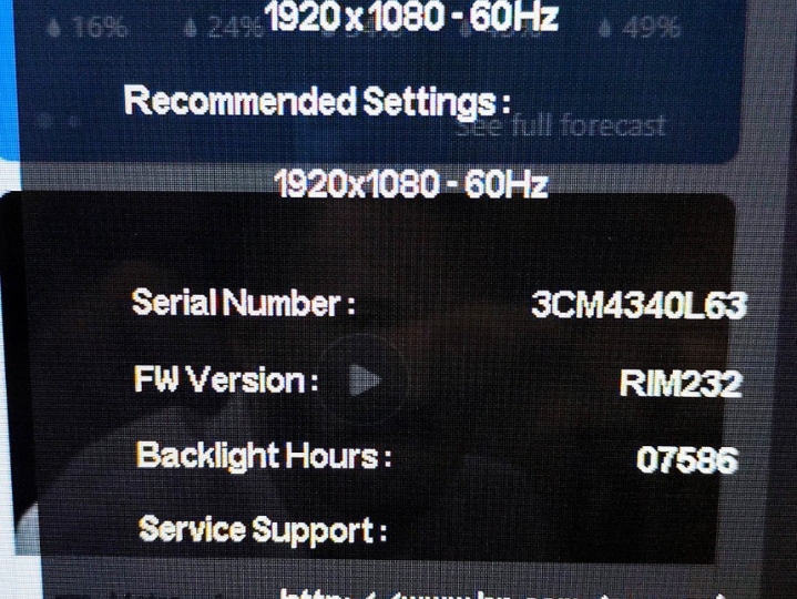 HP led monitor 27"