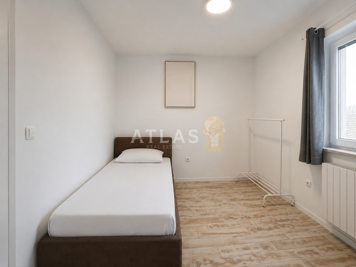 Kastav – prostran stan za najam, 2S+DB, 85 m², pogled na more