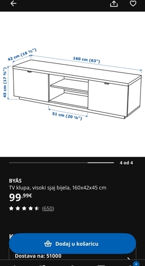 TV klupa