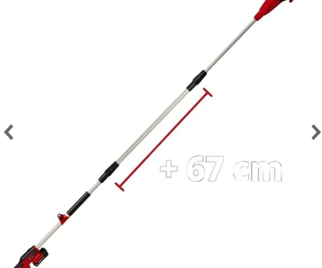 Einhell PXC 18V Akumulatorska teleskopska pila GC-LC 18/20 Li T-Solo