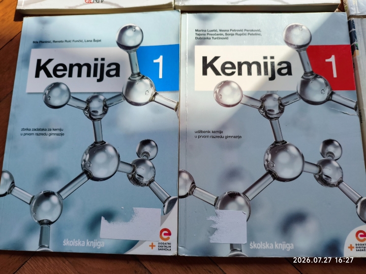 Knjige za 1.razred gimnazije