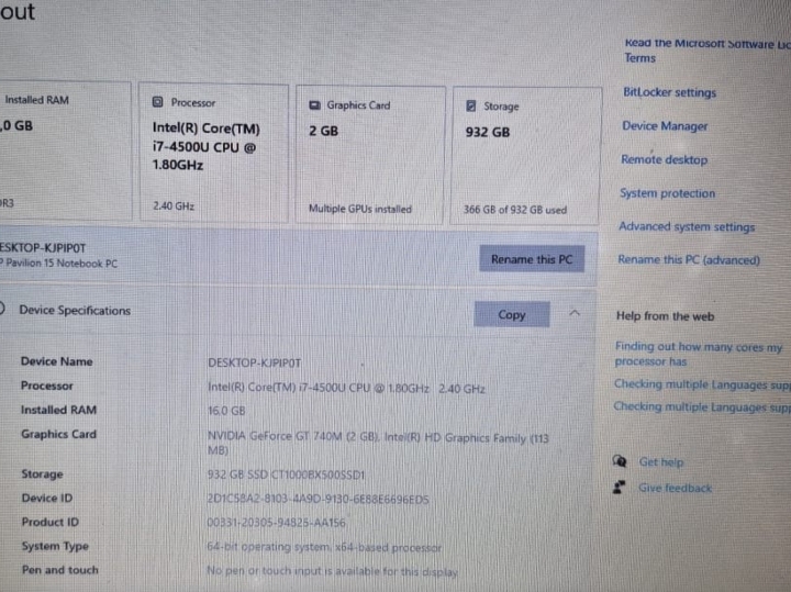 HP Pavilion prijenosno računalo